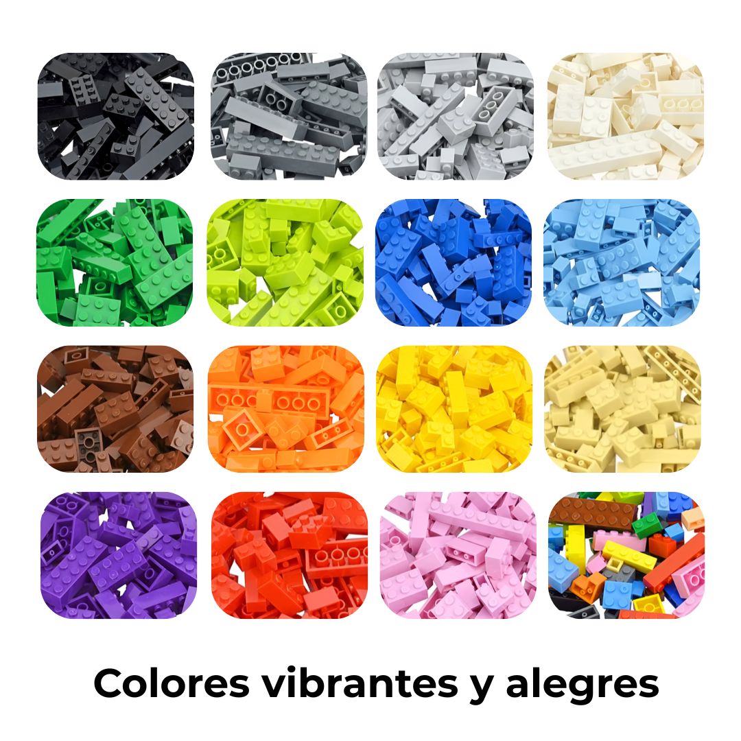 Set de 104 Bloques de Construcción Multicolores Compatibles – Desde 6 Años