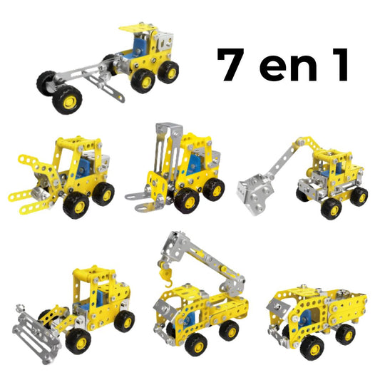 Kit de construcción metálico 7 en 1