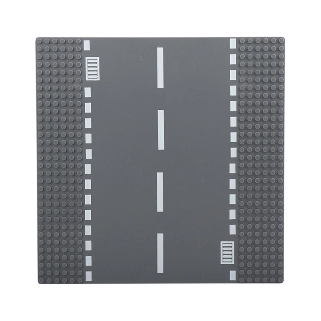 Placa Base Carretera Compatible con LEGO® – Calles, Cruces y Esquinas