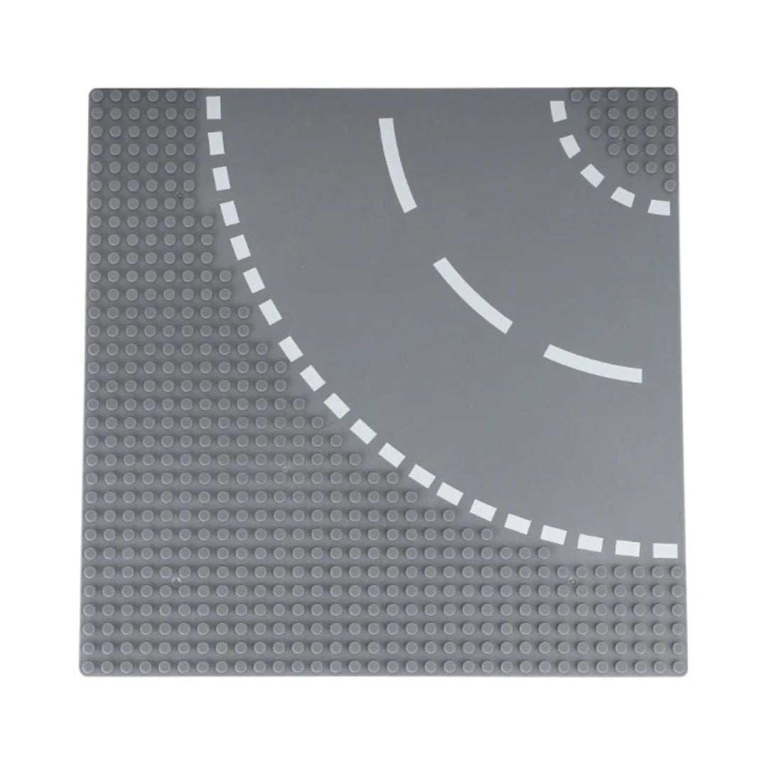 Placa Base Carretera Compatible con LEGO® – Calles, Cruces y Esquinas
