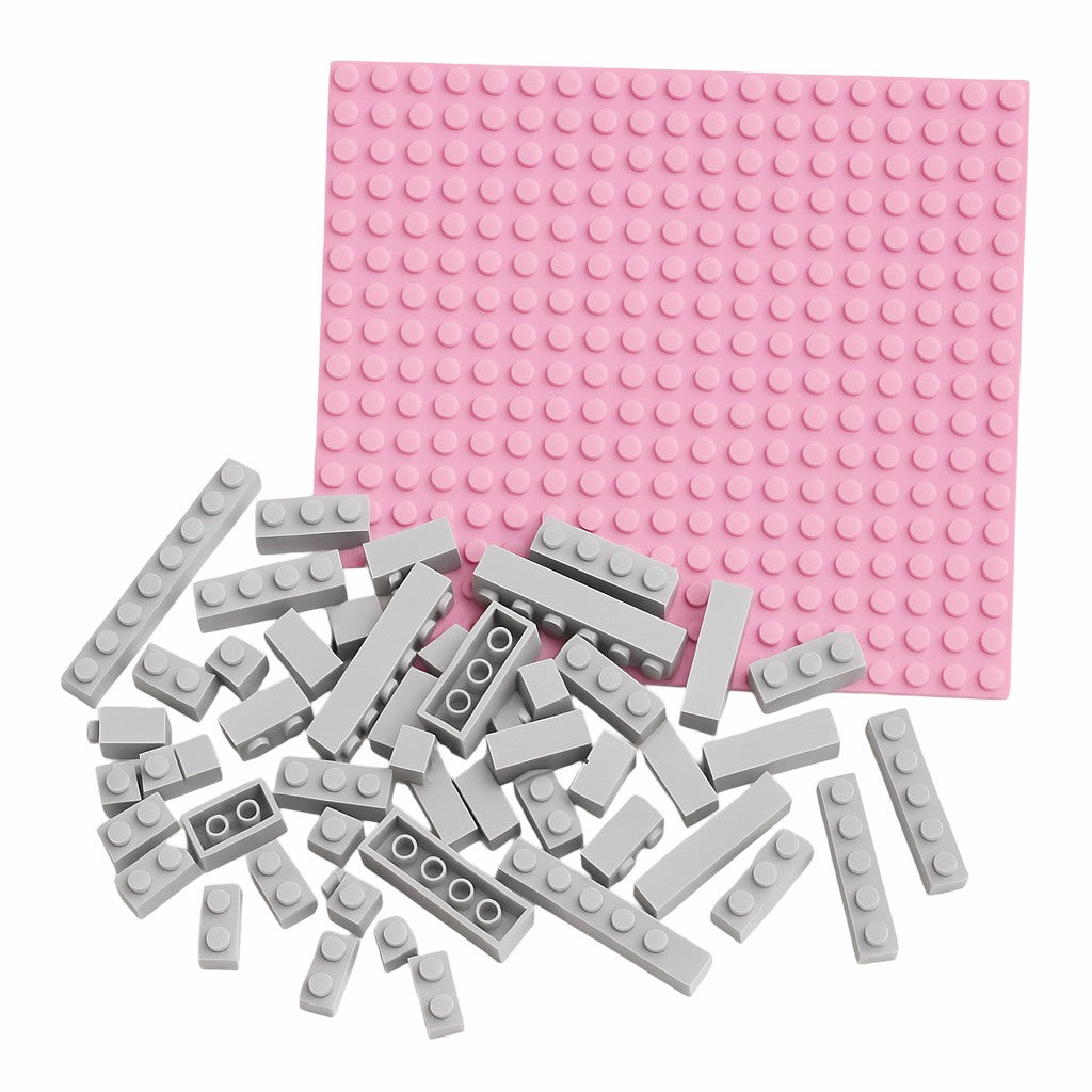 Accesorios y bloques sueltos para ampliar construcciones con placas base y piezas compatibles