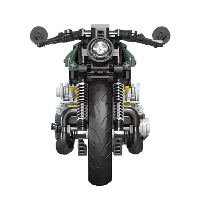 Moto de Bloques de Construcción 606 Piezas | Modelo Detallado para Niños y Coleccionistas