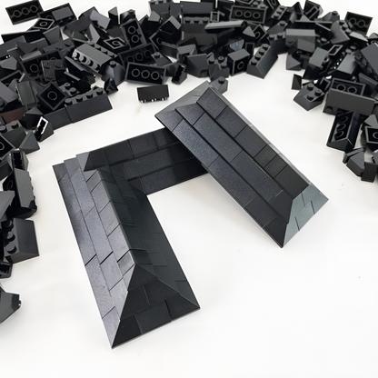 Ejemplos de tejados armados con set de 105 bloques