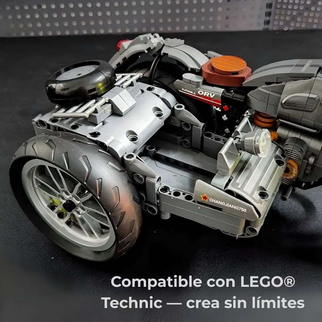 Moto de bloques de construcción tipo Lego Technic