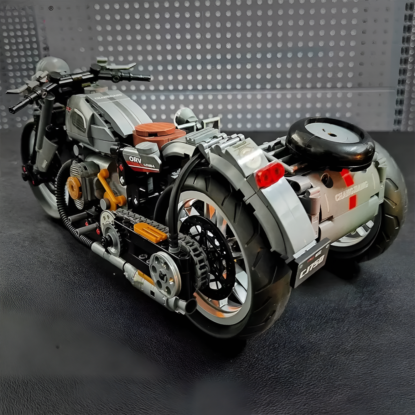 Moto de bloques de construcción compatible con Lego Technic