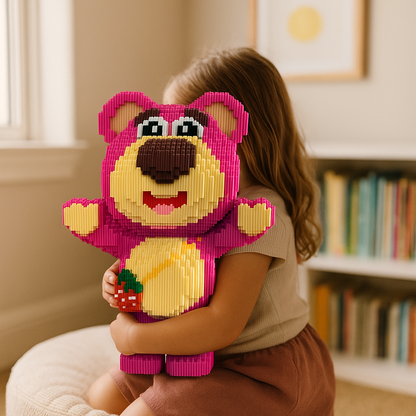 Oso de Bloques de Construcción — Figura de Construcción Compatible LEGO®, Decoración y Regalo (6+)