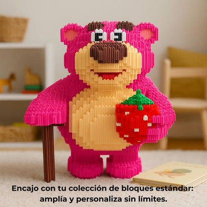 Oso de Bloques de Construcción — Figura de Construcción Compatible LEGO®, Decoración y Regalo (6+)