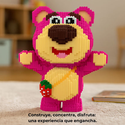 Oso de Bloques de Construcción — Figura de Construcción Compatible LEGO®, Decoración y Regalo (6+)