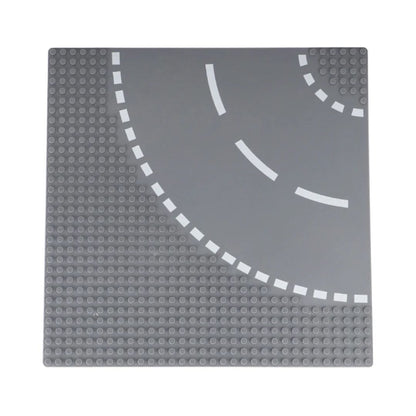 Placa Base Carretera Compatible con LEGO® – Calles, Cruces y Esquinas